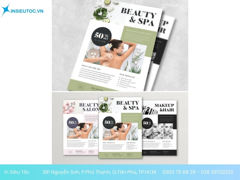 tờ rơi spa đẹp tờ rơi spa đẹp