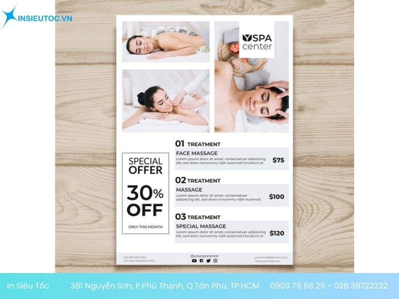 tờ rơi spa đẹp tờ rơi spa đẹp