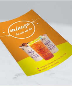 tờ rơi trà sữa nhà làm