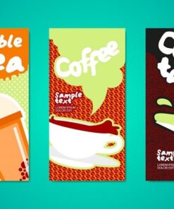 tờ rơi trà sữa đẹp mắt bubble tea