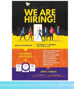 tờ rơi tuyển dụng chất lượng