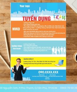 tờ rơi tuyển dụng chất lượng