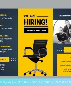 tờ rơi tuyển dụng đẹp