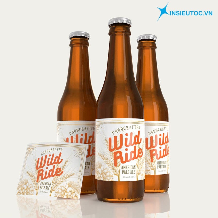 Tem nhãn chai đảm bảo chất lượng hình ảnh rõ nét