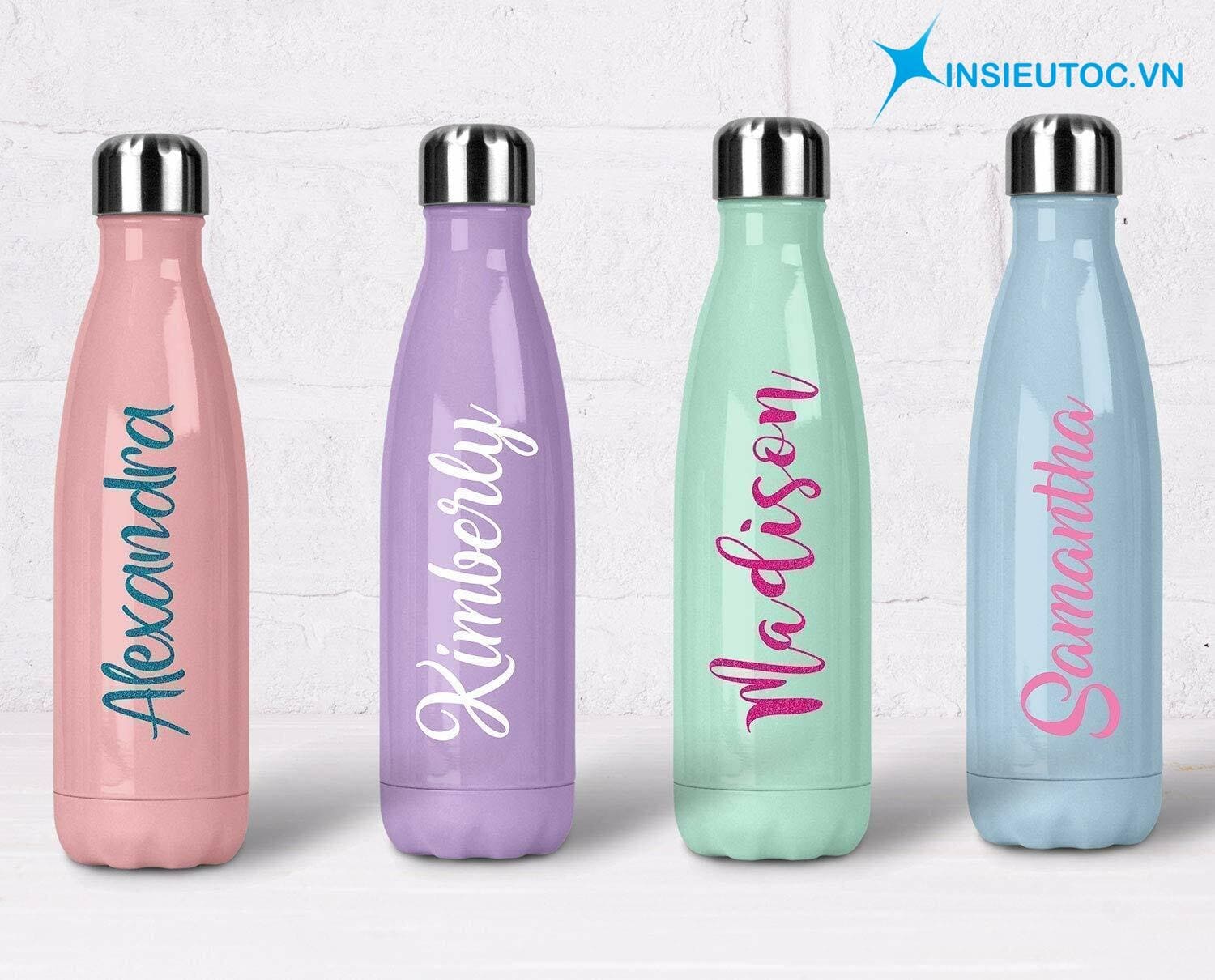 In nhãn chai trong suốt theo yêu cầu