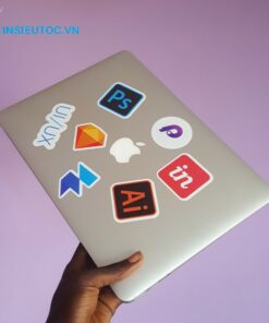 logo dán laptop chất lượng sắc nét