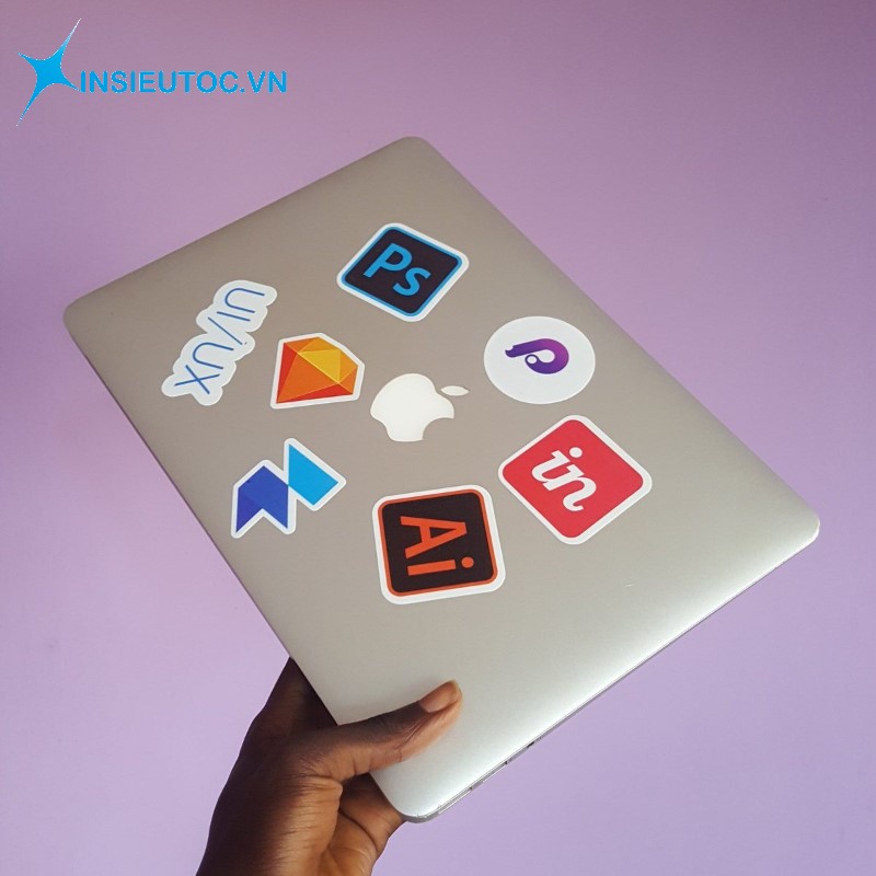 logo dán laptop chất lượng sắc nét