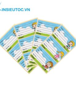 In Nhãn Tập Chất Lượng Cao Tại In Siêu Tốc