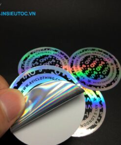 Miếng dán dùng được duy nhất một lần không sợ bị làm giả