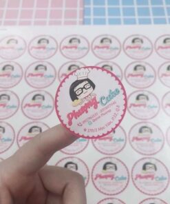 Decal 7 màu làm nhãn sản phẩm