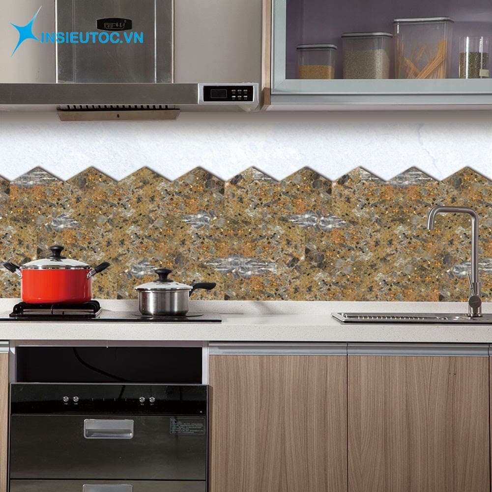 Decal chống nước dán bếp