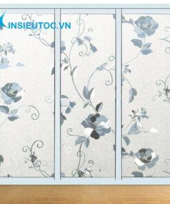 Mẫu decal hoa lá trang trí nhã nhặn, tinh tế