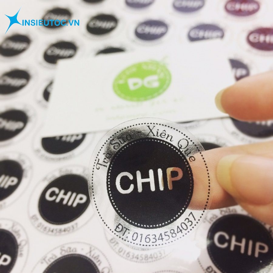 Mẫu decal trong cho quán trà sữa