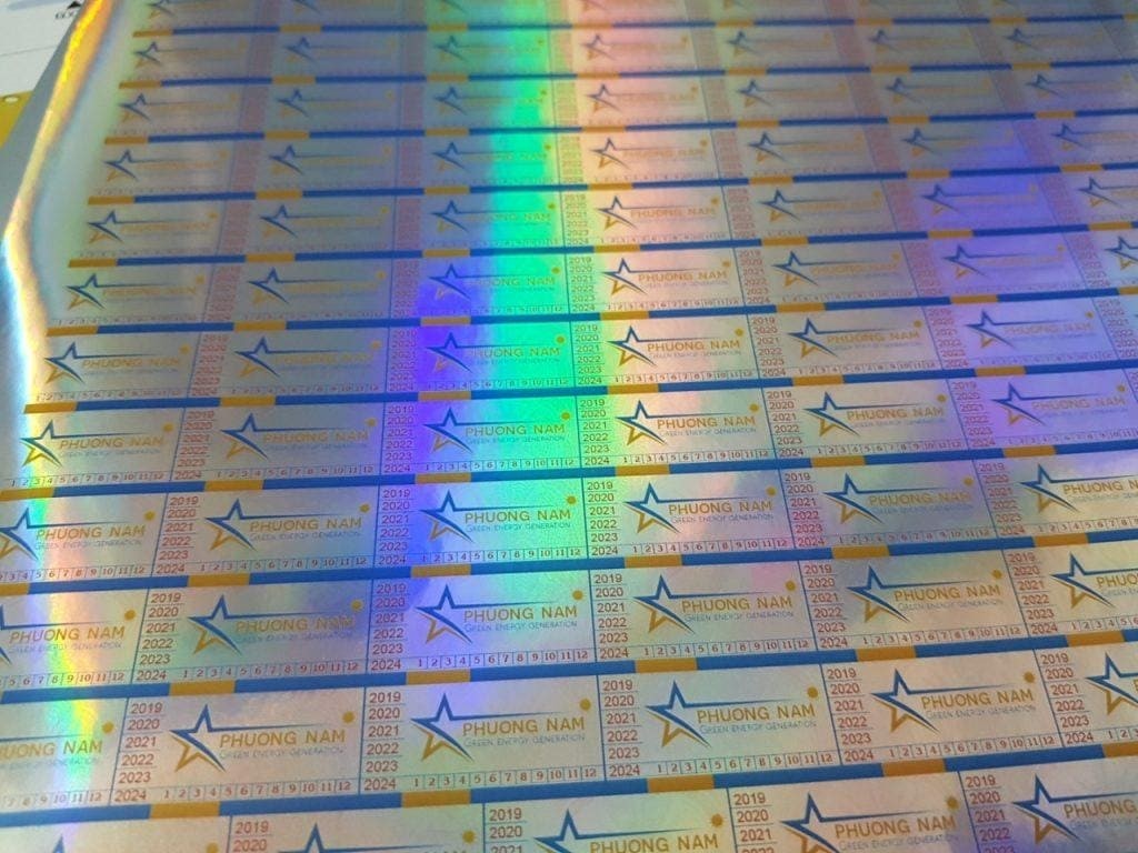 Decal 7 màu phù hợp cho doanh nghiệp