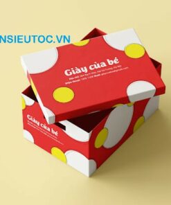 hộp giấy carton đựng giày đẹp