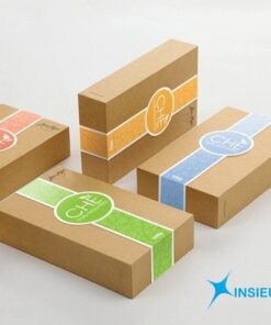 mẫu hộp giấy kraft hình chữ nhật