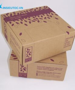 hộp giấy kraft vuông