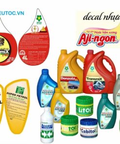 In decal chống nước làm tem nhãn giá rẻ nhất HCM