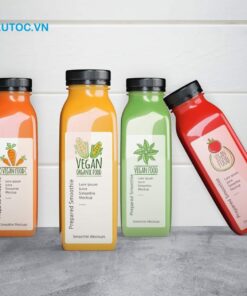 Decal chống nước làm tem nhãn chai lọ