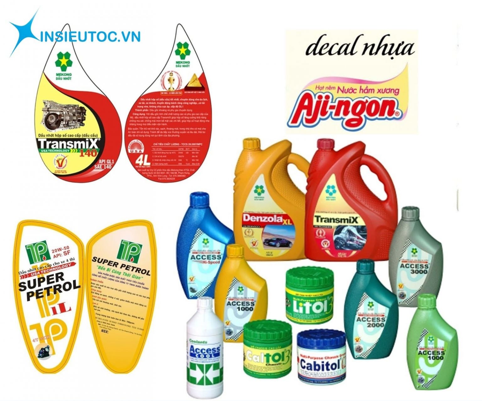 In decal chống nước làm tem nhãn giá rẻ nhất HCM