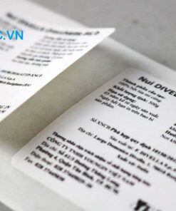 In decal nhựa chống nước đẹp