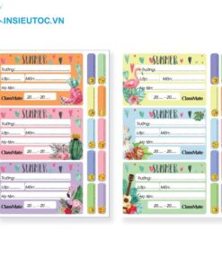 In Nhãn Vở Theo Yêu Cầu Nhanh Chóng, Giá Rẻ, Mẫu Mã Đa Dạng