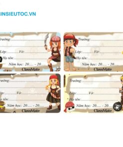 In nhãn vở đẹp khơi nguồn sáng tạo