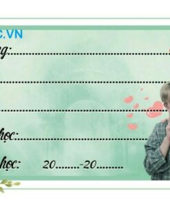 In nhãn vở tạo hào hứng cho học tập