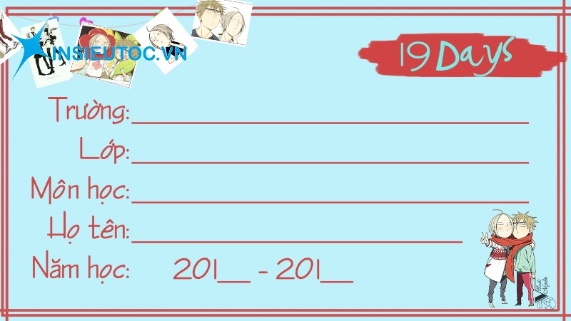 In nhãn vở phụ huynh học sinh