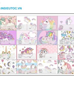 In nhãn vở thẩm mỹ cao