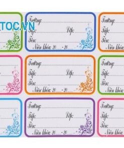 In Nhãn Vở Theo Yêu Cầu Nhanh Chóng, Giá Rẻ