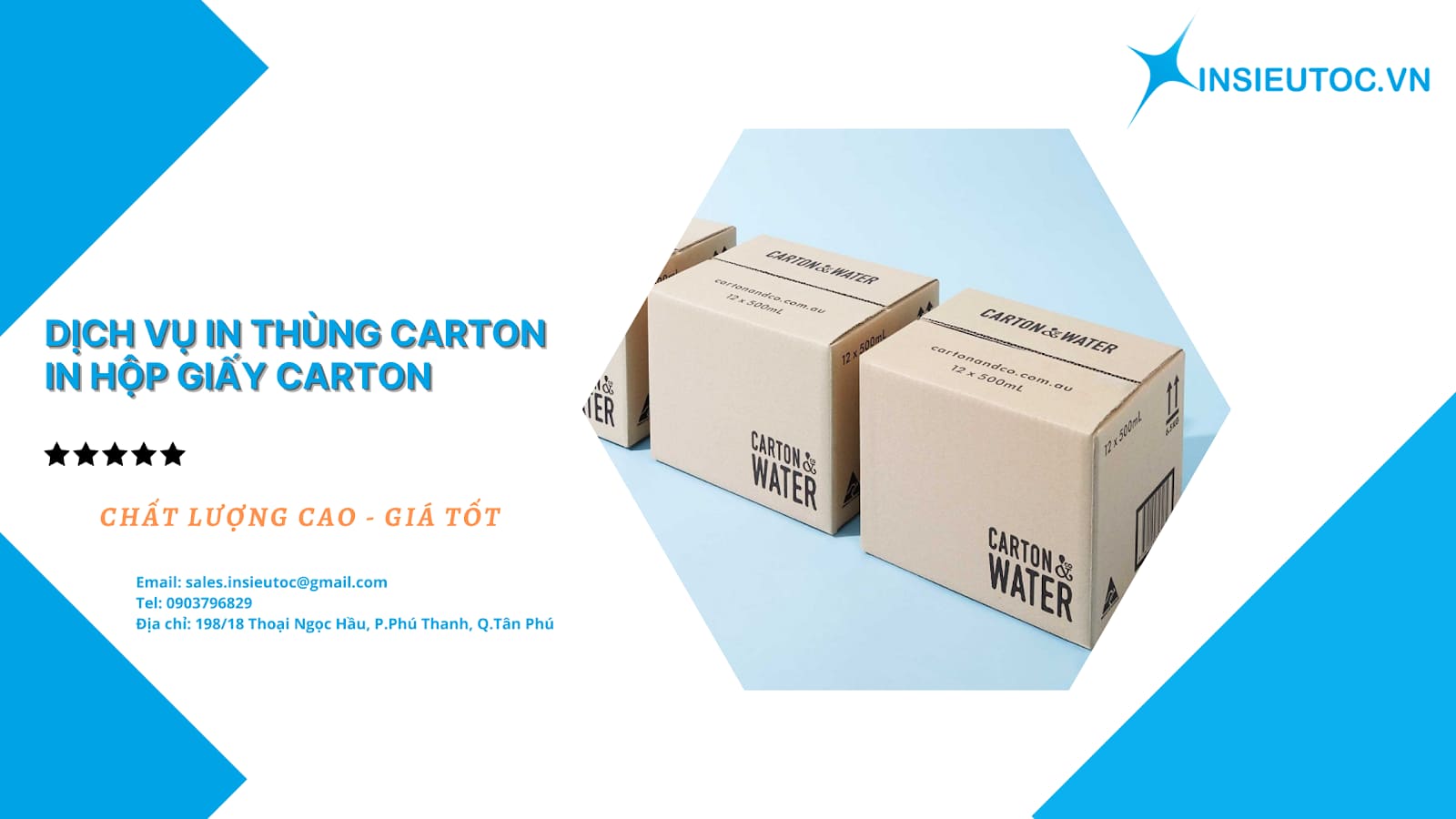 In hộp giấy carton TPHCM - In Siêu Tốc VN
