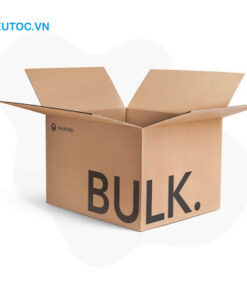 Thùng carton in chữ đơn giản