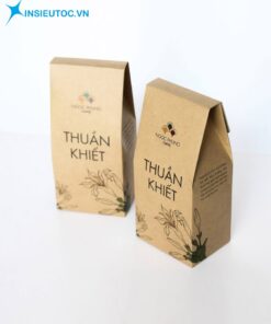 Mẫu hộp giấy kraft đơn giản