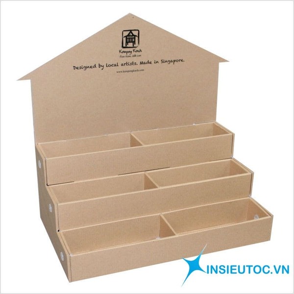 Mẫu hộp giấy kraft thiết kế lạ