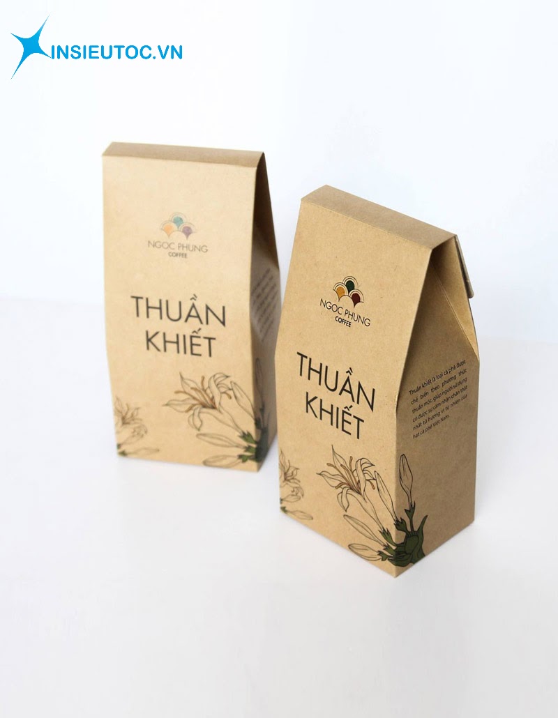 Mẫu hộp giấy kraft đơn giản