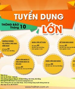 poster tuyển dụng nhân viên