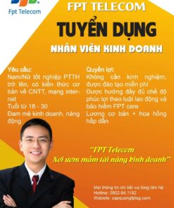 poster tuyển dụng nhân viên kinh doanh