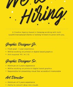 Mẫu poster tuyển dụng bắt mắt