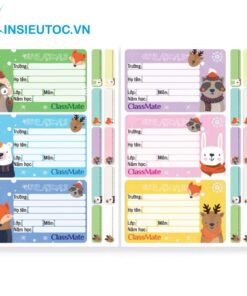 Nhận đặt in nhãn vở theo số lượng và yêu cầu