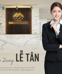 lễ tân poster tuyển dụng