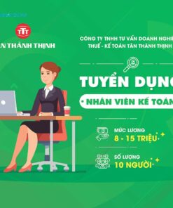 Kế toán poster tuyển dụng đẹp