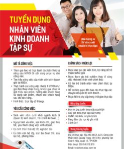 poster tuyển dụng bố cục đẹp