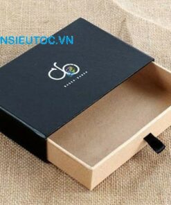 Mẫu hộp giày dạng kéo