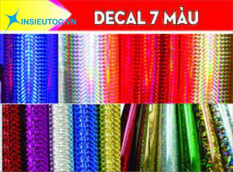 Dịch Vụ In Decal 7 Màu Chất Lượng Vượt Trội Với Mức Giá Phải Chăng