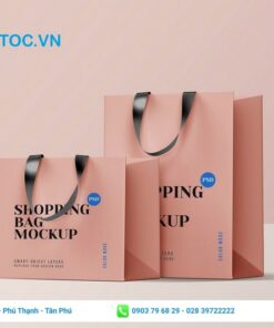 Mẫu túi cho shop thời trang có phân khúc khách hàng trẻ