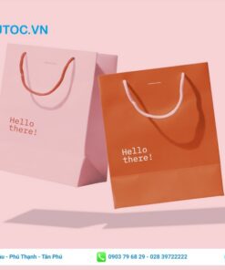 túi giấy cho shop thời trang trẻ trung