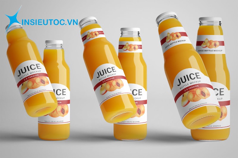 Vị trí in nhãn chai hợp lý