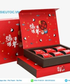 Mẫu hộp gấp gắn nam châm