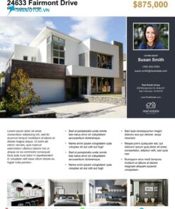 bố cục của tờ tơi bất động sản